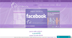 Desktop Screenshot of casadelledonne-bs.it